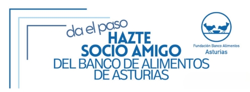 Hazte Socio del Banco de Alimentos de Asturias.